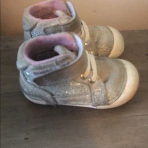 Silver Stride Rite high tops size 4
